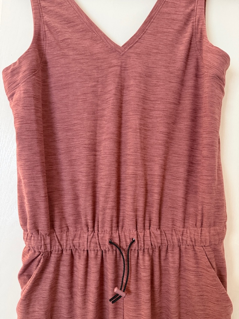 ON Breathe Sleeveless V-Neck WideLeg Jumpsuit - Dusty Rose